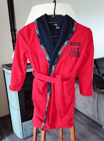 🦎 Robe de chambre en micropolaire - Orchestra - 6 ans 🦎