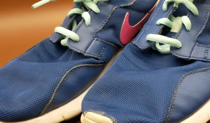 Basket Nike, bleu, pointure 38,5 - photo numéro 9