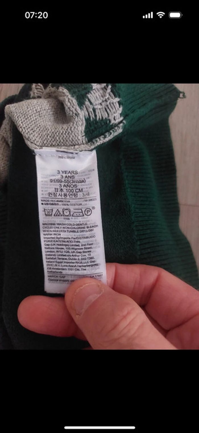 Pull GAP taille 3 ans - photo numéro 4