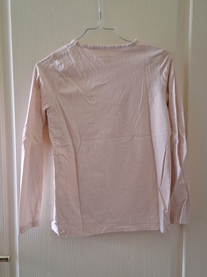 🌙 T-shirt manches longues Primark 'Dance to the Moon' - Rose pâle - photo numéro 2