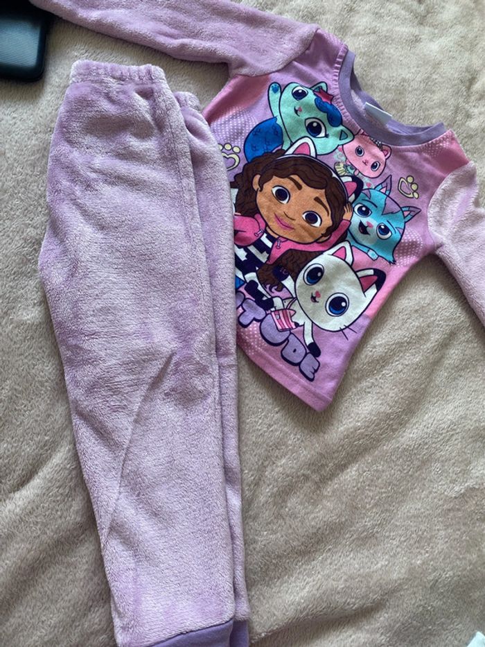 Pyjama polaire gabby chat 4 ans - photo numéro 3