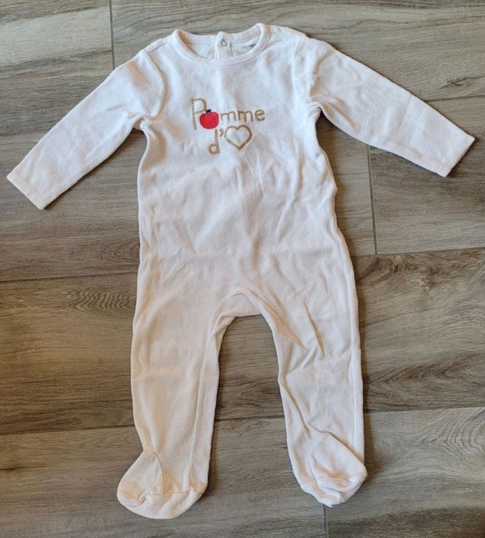 Lot de 3 pyjamas velours taille 24 mois - photo numéro 2
