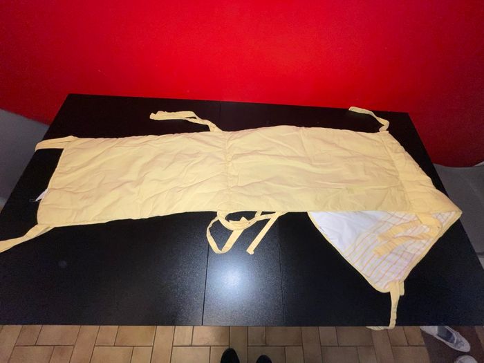 Tour de lit jaune à rayures et animaux – Alphabet - photo numéro 3