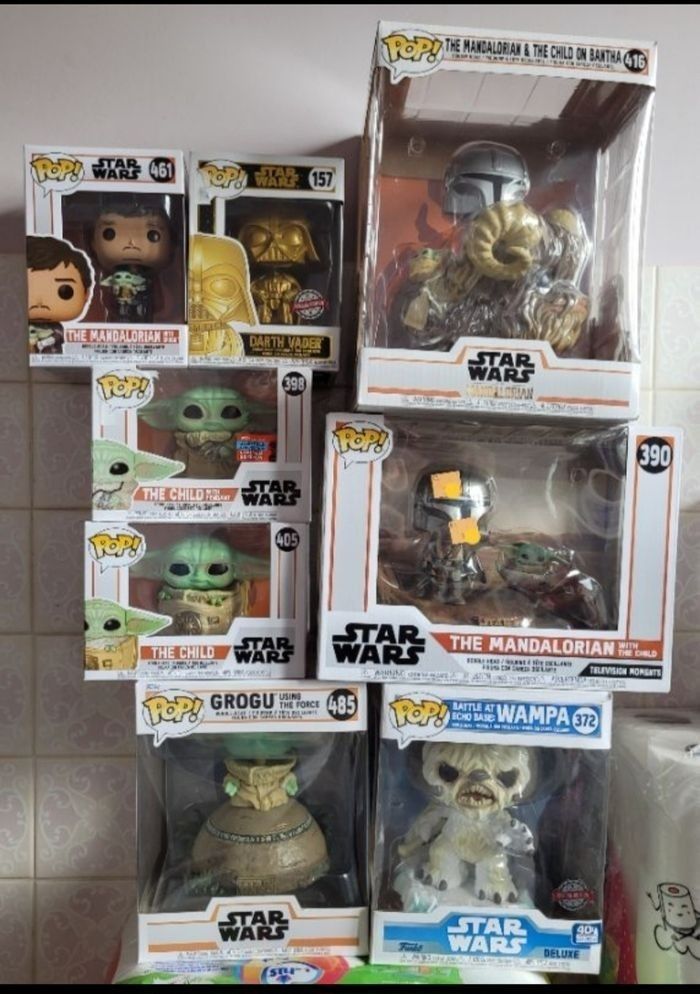 Lot 8 funko pop Star Wars