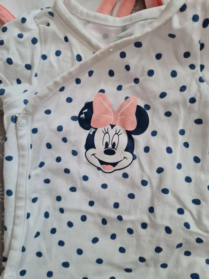 Lots 3 bodies minnie 3 mois disney orchestra - photo numéro 2