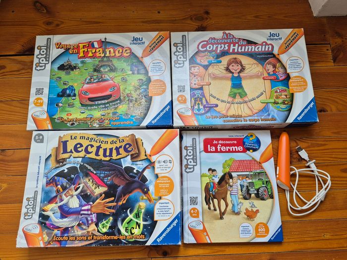 Lot jeux interactifs tiptoi