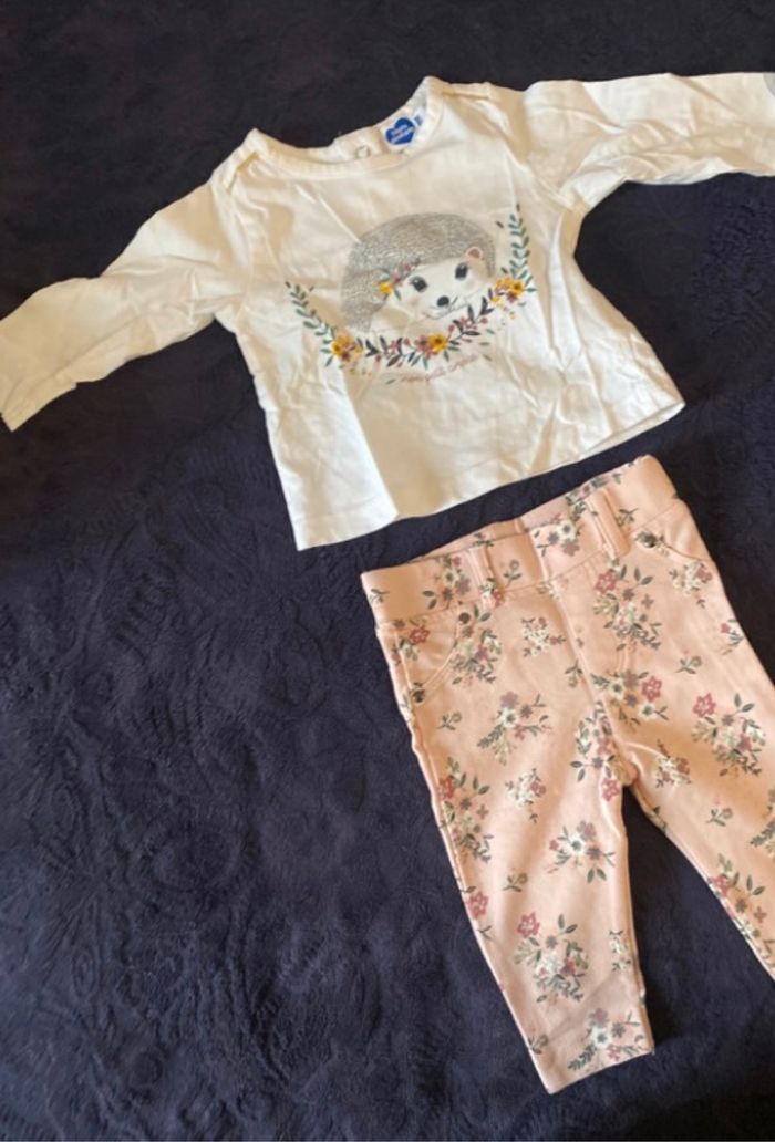 Ensemble fille mots d’enfants 3 mois