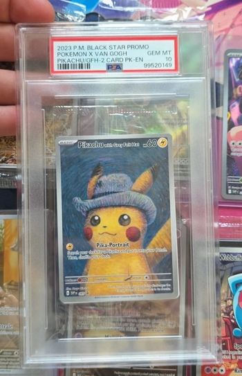Carte Pokemon Pikachu Van Gogh PSA 10