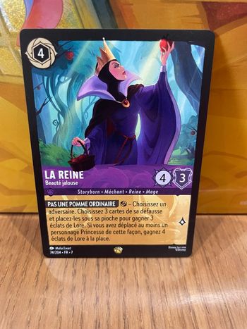 Carte Lorcana LÉGENDAIRE La reine 74/204 ch7
