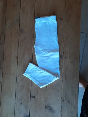 Legging 3/4 blanc