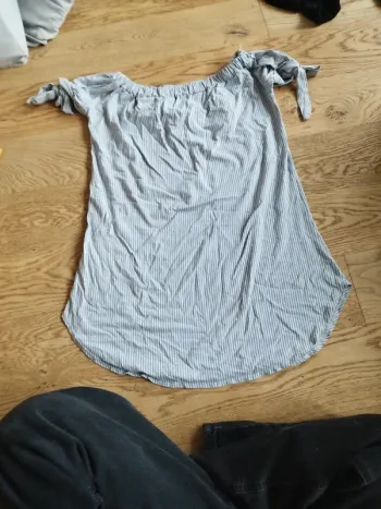 Robe courte été rayé S