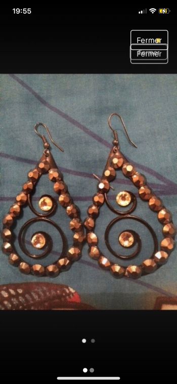 Boucle oreille magnifique neuf