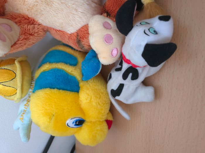 Lot peluche / plush bundle Disney Roi Lion Simba Lion King Polochon Dalmatien - photo numéro 6