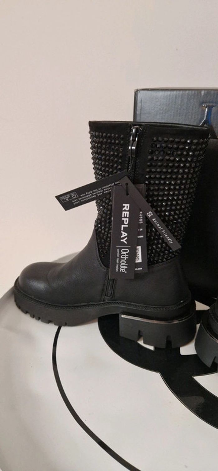 Bottines Replay pointure 37 neuf avec étiquette - photo numéro 9