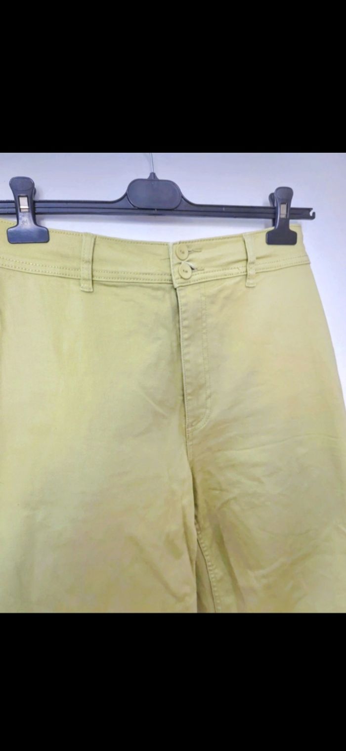 Pantalon vert stretch - photo numéro 2