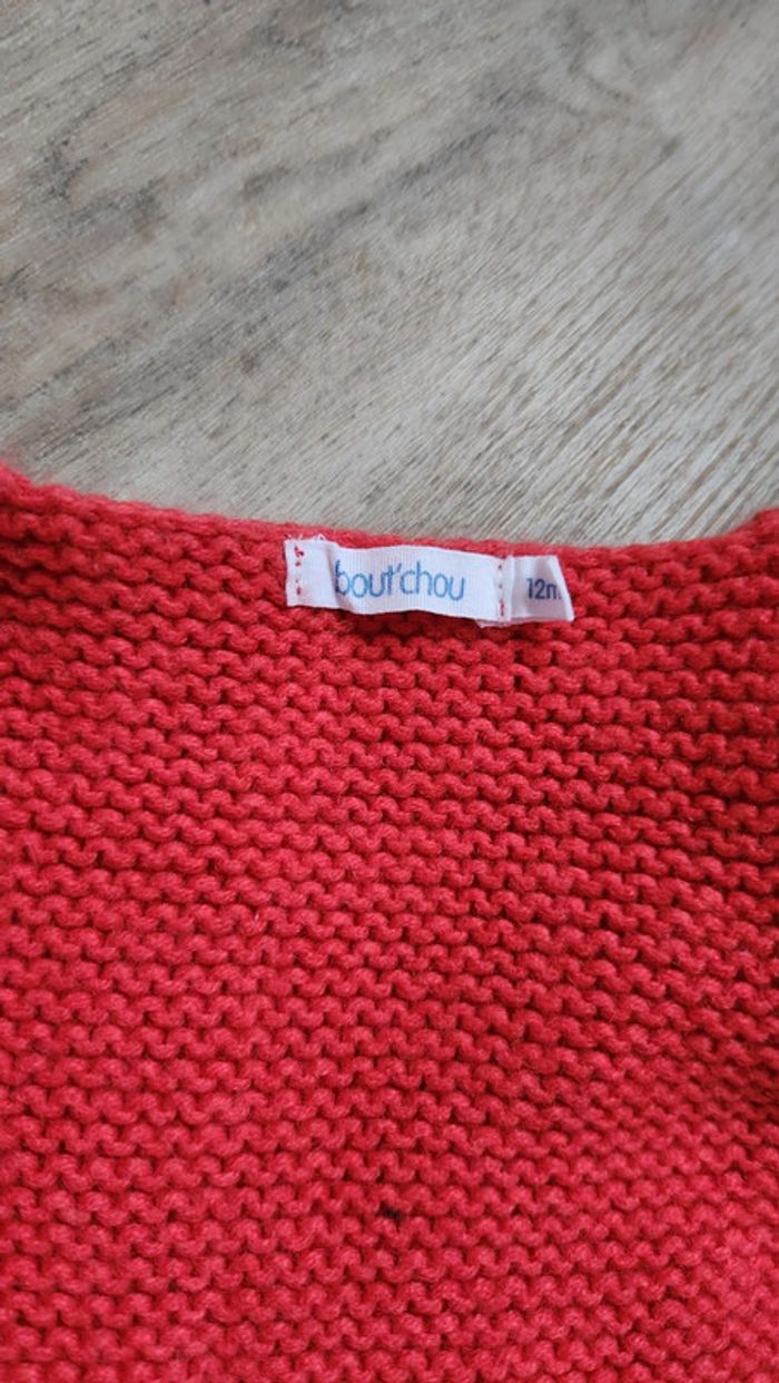 Gilet rouge boutchou 12 m - photo numéro 3