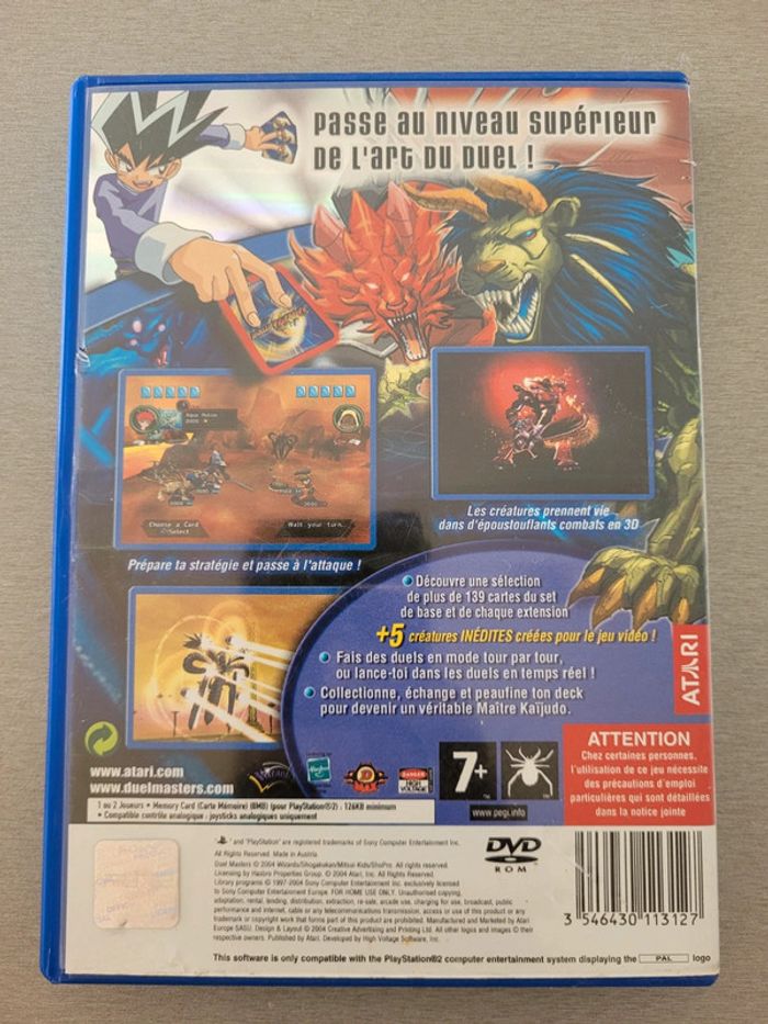 Jeux vidéo PS2 duel masters - photo numéro 2