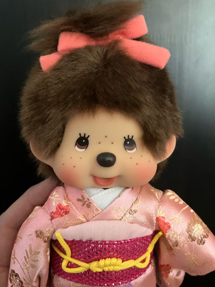 Monchhichi - Sekiguchi - Fille en Kimono Traditionnel - Neuf - 18 cm - photo numéro 3