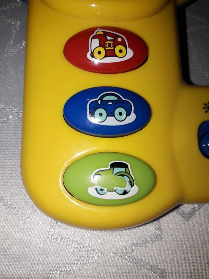 Hochet Clé musicale avec 3 petits voitures - photo numéro 3