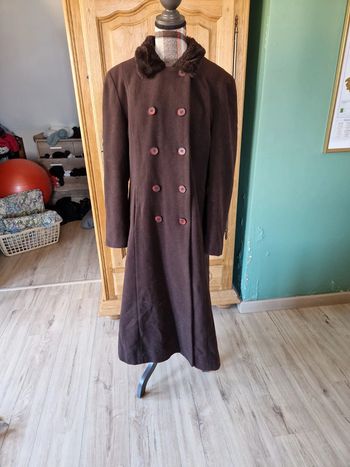 Superbe manteau wool and cashmere taille 44 vintage
