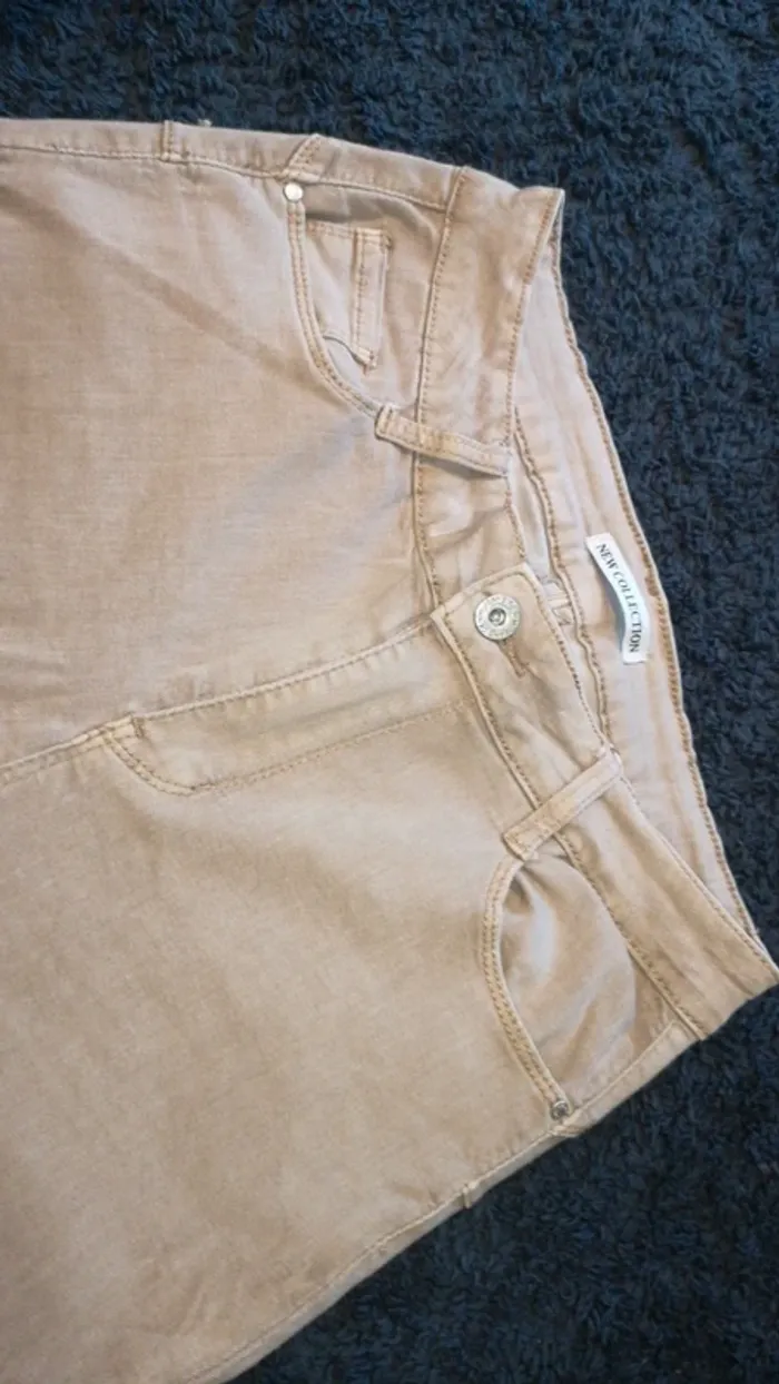 Pantalon leggings beige - photo numéro 2