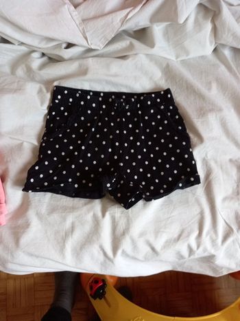 Short fille 8 ans à pois
