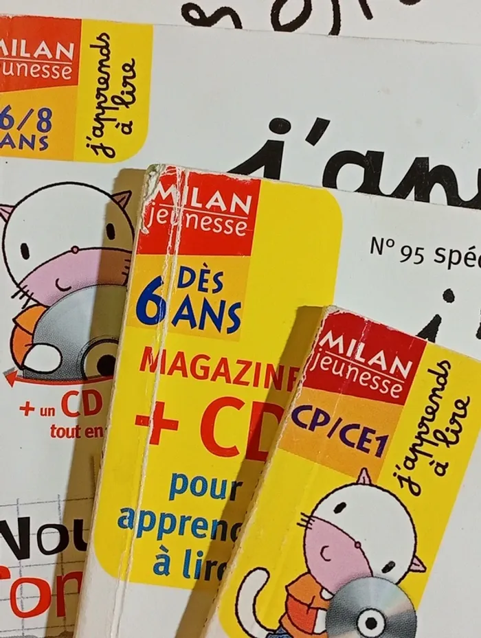 J'apprends à lire x 4 avec CD édition milan jeunesse - photo numéro 12