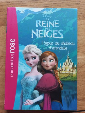 Livre bibliotheque rose  ans reine des neiges tome 3