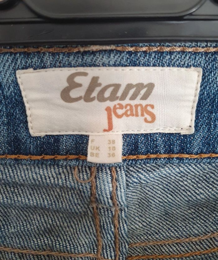 Short bermuda en jean Etam T. 38 - photo numéro 4