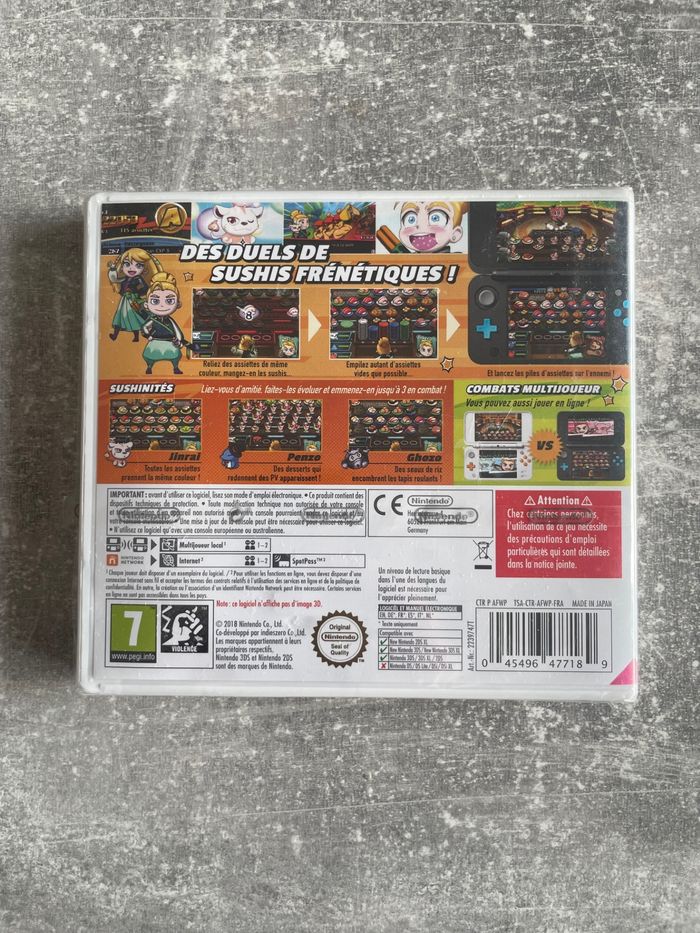 Jeu pour Nintendo 3DS, Sushi striker, the way of sushido français. - photo numéro 2