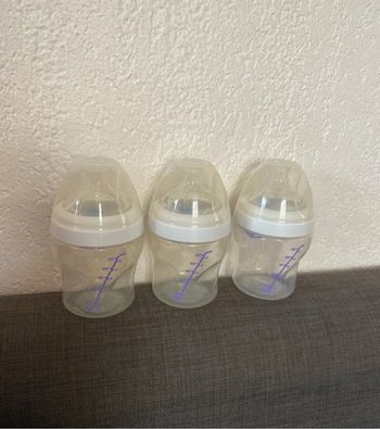 Lot 3 biberons avec tétines 150 ml