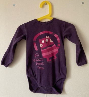 body imprimé chat taille  23 mois