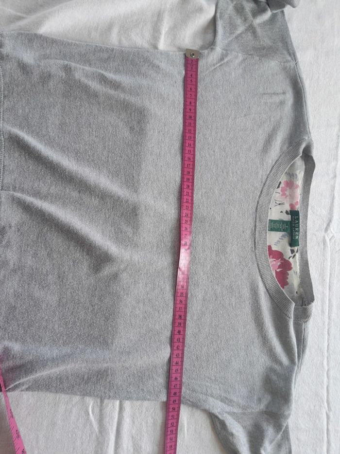 Petit pull leger avec voile fleuri Lauren Ralph Lauren - photo numéro 7