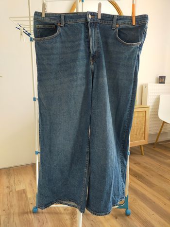 Jean wide leg bleu h&m taille 50