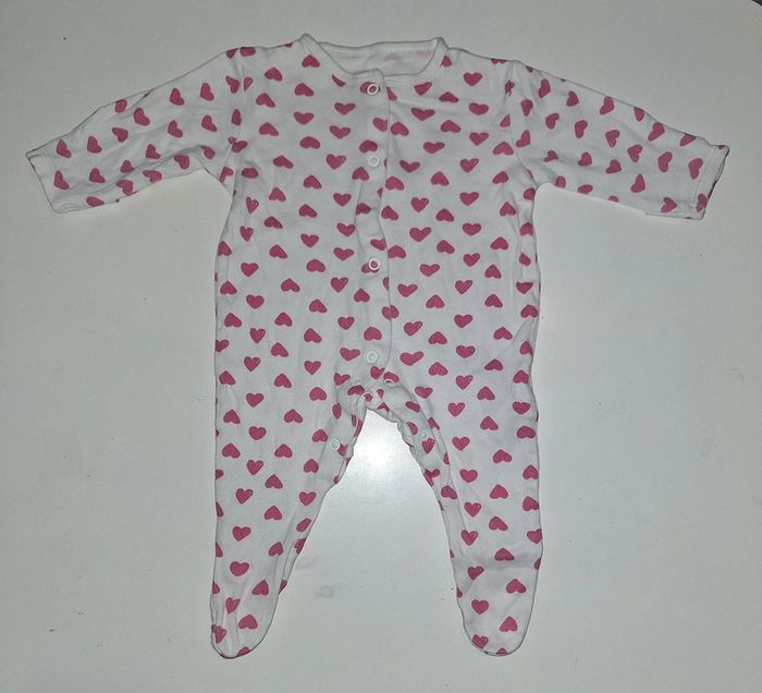 Pyjama cœur rose
