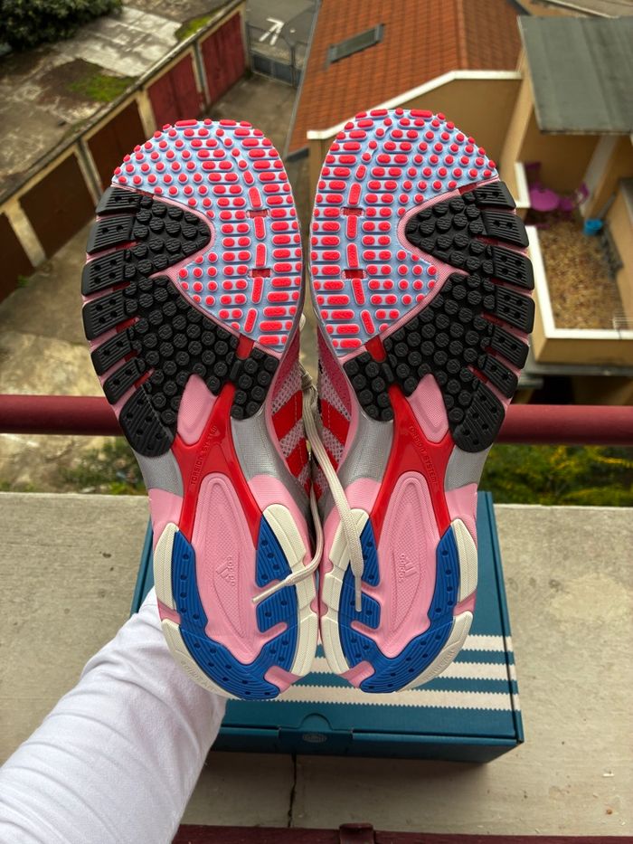 Adidas x Bad Bunny Adizero SL 72 Brown/Clear Pink/Hazy Rose - Taille 44 2/3 - Neuves - photo numéro 4