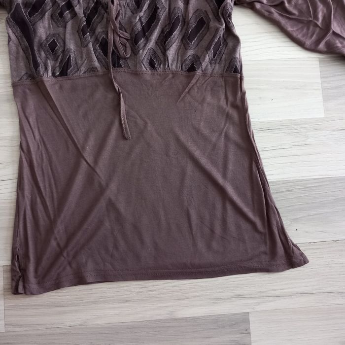 Chemisier femme marron taille M - photo numéro 4