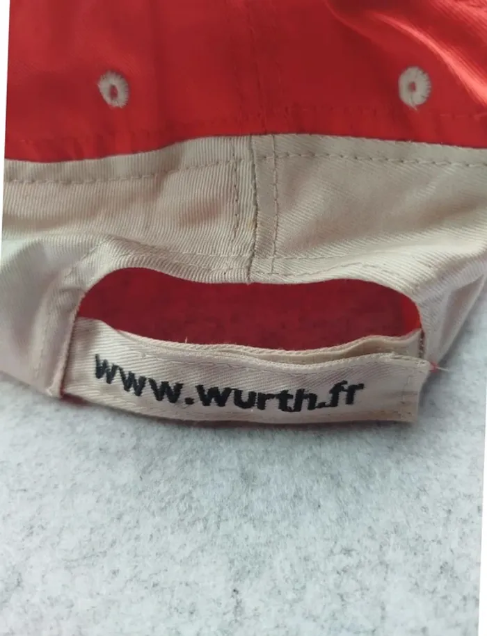 Casquette Rouge Würth - photo numéro 3
