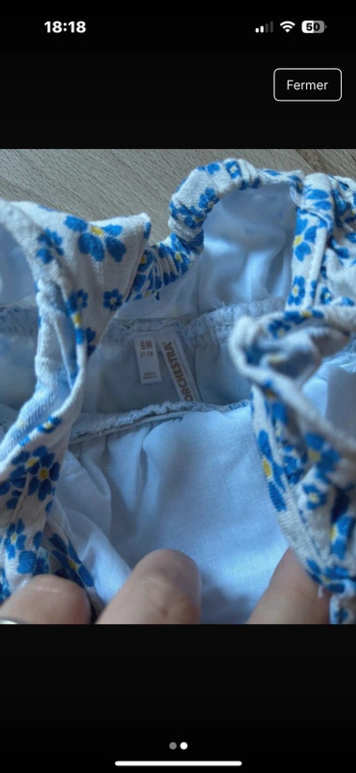 Robe fleuri bébé fille - photo numéro 2
