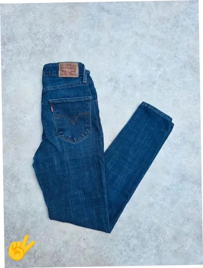 Jean Levi's 721  W26|FR36 L28 coupe droit bleu Femme-Women