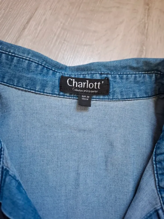 Chemise en jeans T 36 - photo numéro 3