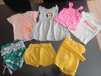Lot vêtements fille 92cm 2ans