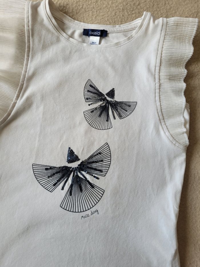 T-shirt okaïdi 8 ans 128 cm - photo numéro 3