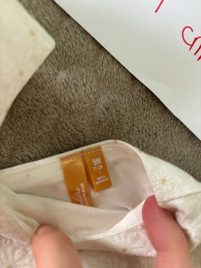 9 mois 71 cm Robe de fêtes / cérémonie / baptême - photo numéro 3