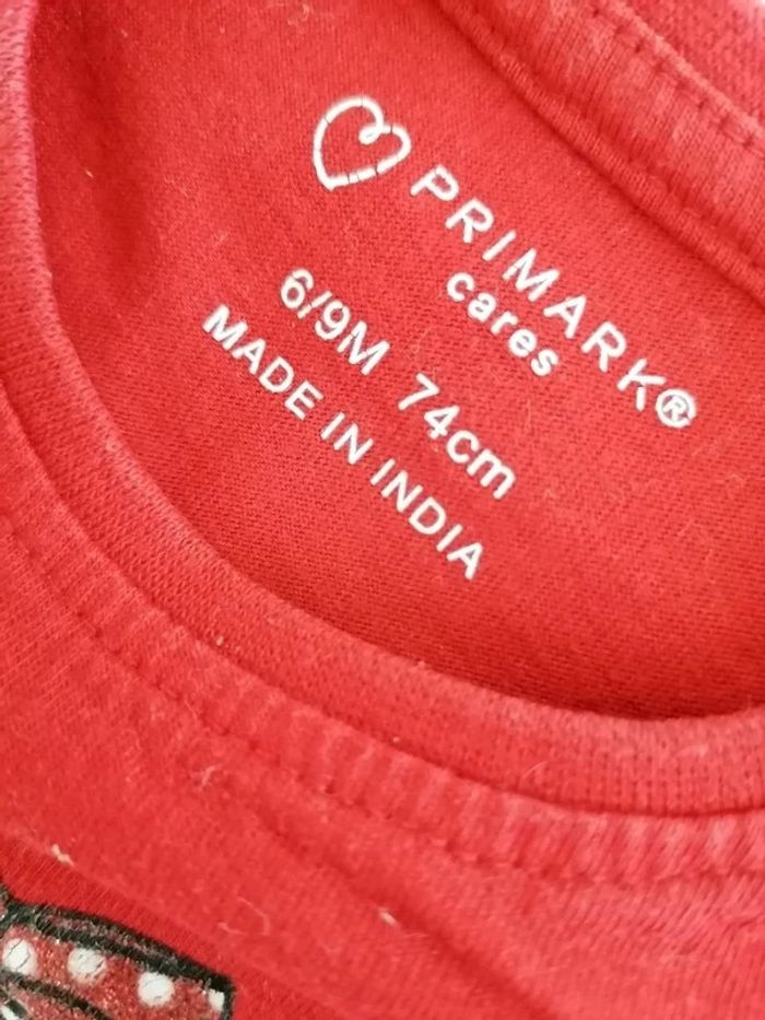 Tee-shirt fille taille 6-9 mois - photo numéro 3