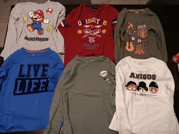 Lot 6 polos taille 10 ans