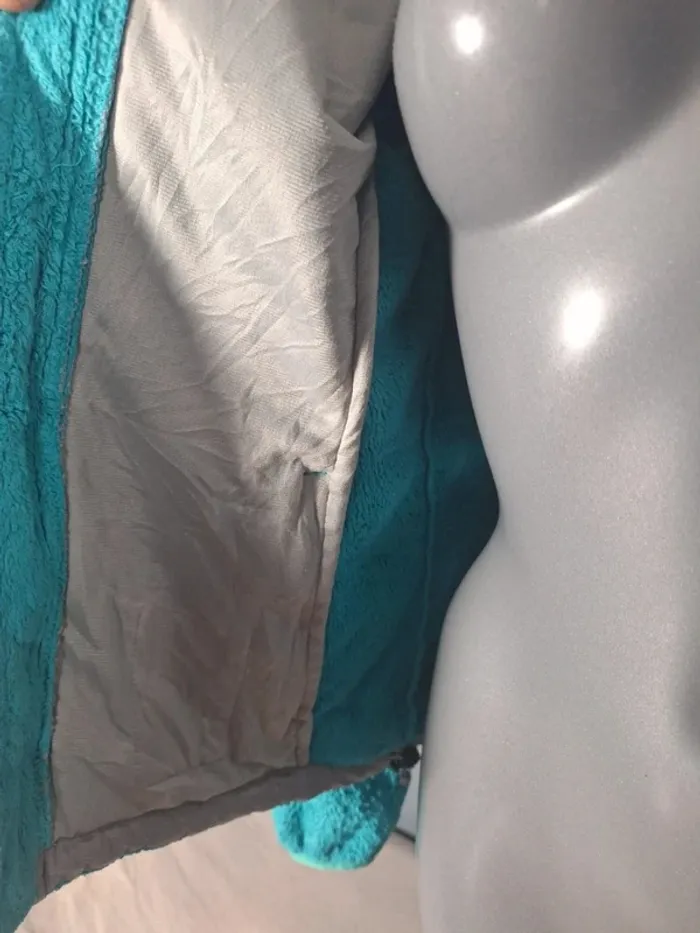 veste Polaire The North Face femme turquoise – Taille S - brodé (608) - photo numéro 8