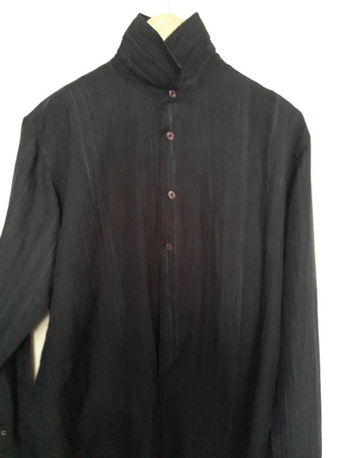 Chemise manches longues noir L kiabi
