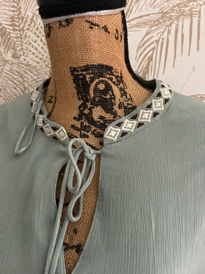 Robe sauge poudrée - photo numéro 8