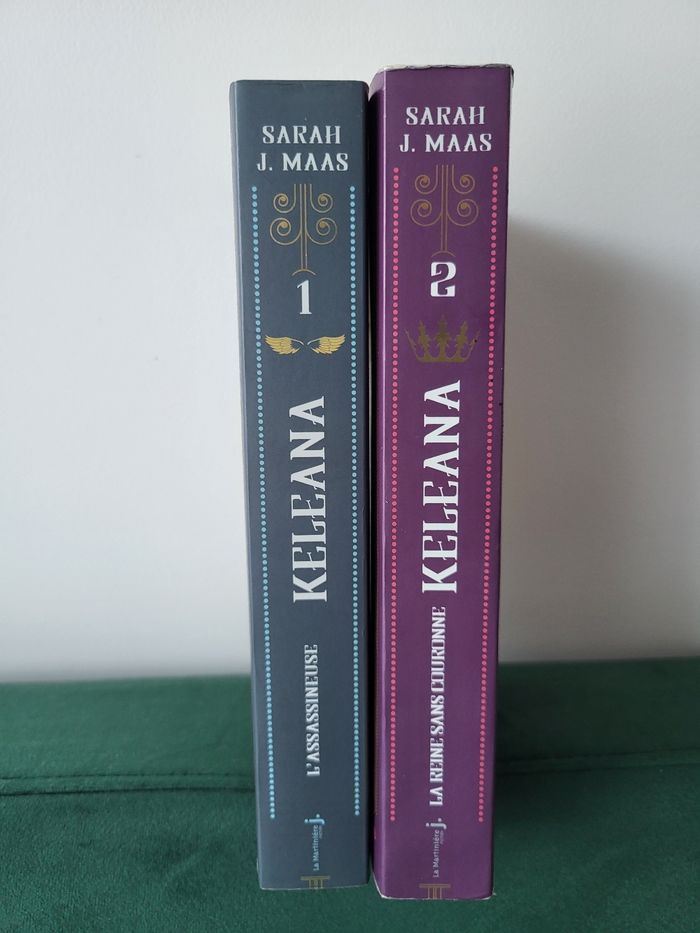 Keleana Tome 1 et 2 Saga le trône de Glace ancienne édition - photo numéro 2
